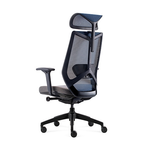 Luxury Modern Manufacturer High Back Support Posture Electroplating Base Net Mesh Swivel Forward Tilt Office Chair