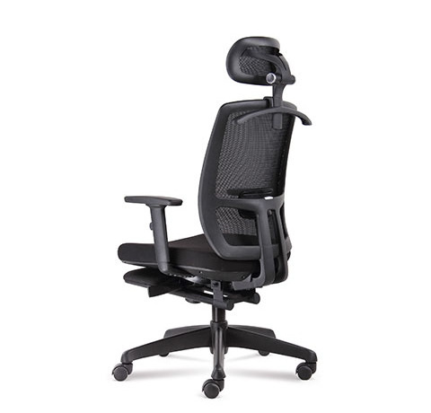 Commercial Simple Metal Computer Desk Chair 200Kg Heavy Duty Revolving Guest Manager Ergonomic Mesh Fabric Office Chair