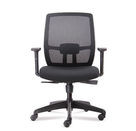 Commercial Simple Metal Computer Desk Chair 200Kg Heavy Duty Revolving Guest Manager Ergonomic Mesh Fabric Office Chair