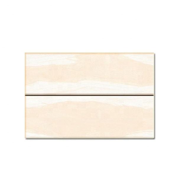 Heat Resistant Italy design 30X45 30x60 beige color ceramic wall glossy 3d wave surface bathroom tile