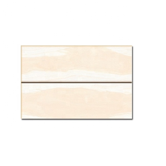 Heat Resistant Italy design 30X45 30x60 beige color ceramic wall glossy 3d wave surface bathroom tile