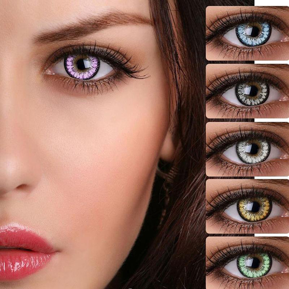 BRS RTS wholesale color contact lens hollywood 20 colors high quality color contact lens yearly colored contacts