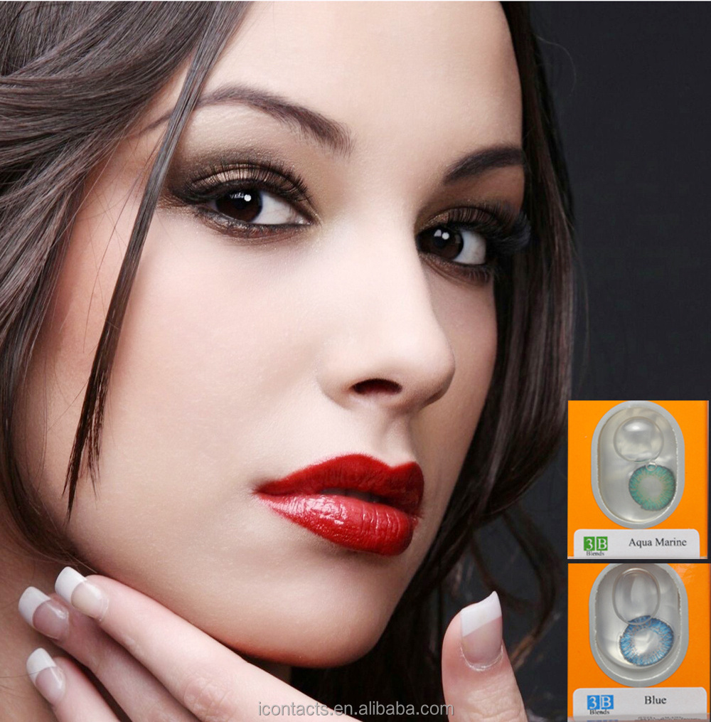 BRS RTS wholesale color contact lens hollywood 20 colors high quality color contact lens yearly colored contacts