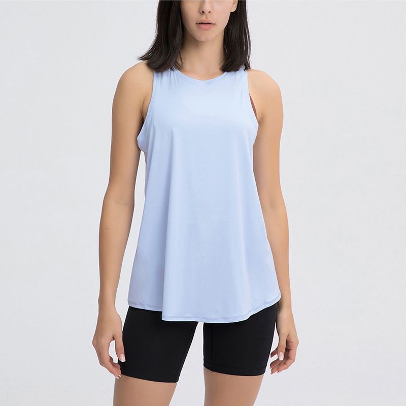 Casual Women's Summer sexy Tank Tops Running Vest Yoga Wear Fitness Gym Sports Clothing  OEM Spandex