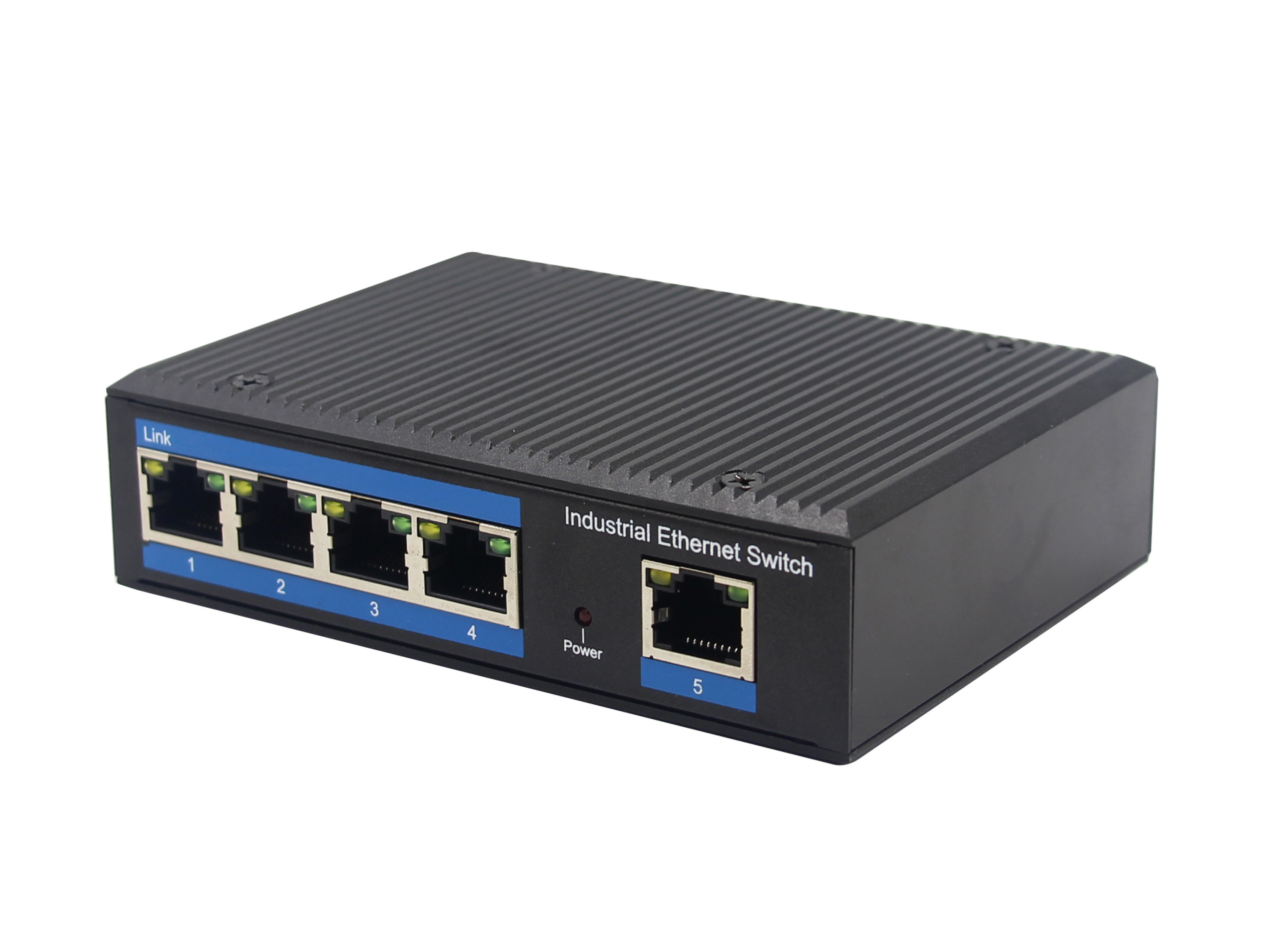 5-port Fast 10/100BASE-TX Industrial Ethernet Switch  DIN Rail  Network Switch Without SFP and AC Adapter