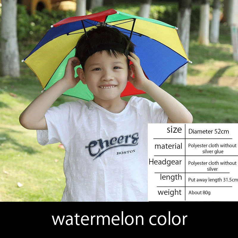 Trendy Hand Free Personal Travel Manufacturer Wholesale Children Bicycle Head Bike Umbrella