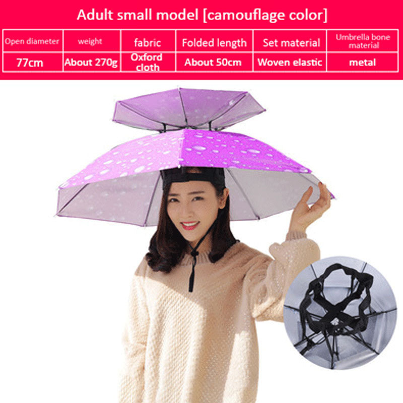 Custom Logo Motorcycle Rain Fancy High Quality Hat Women Cute Printed Scooter Umbrella