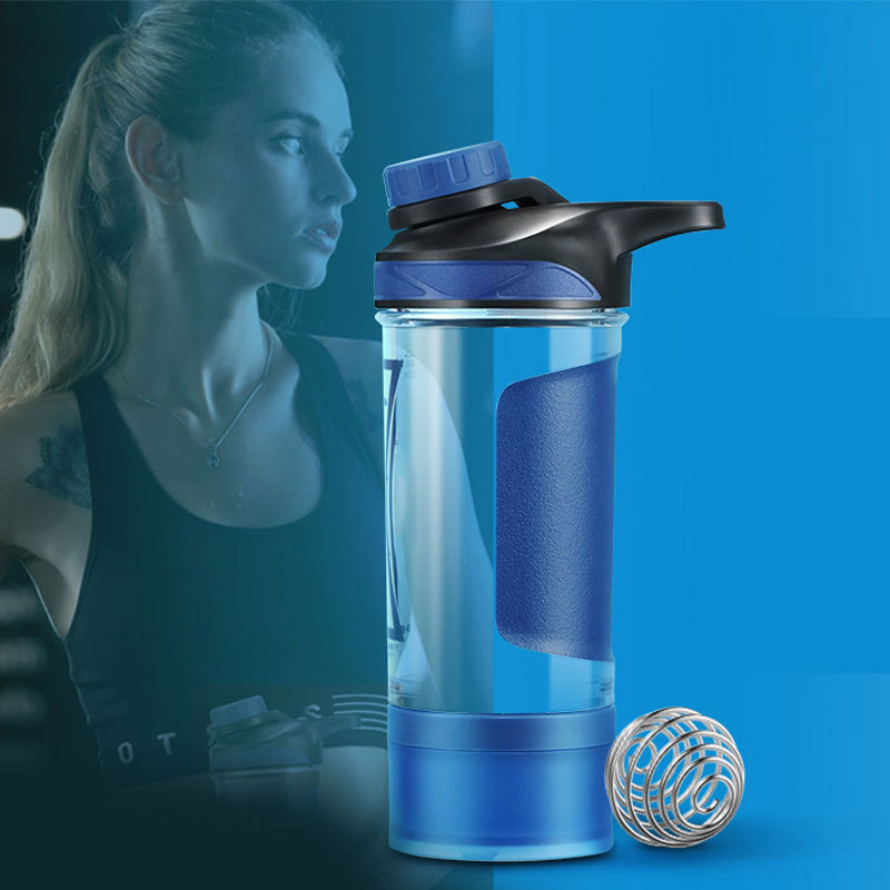 Self Stirring Rounded Portable Eco Powder Branded Gym Logo Wholesale Custom Stainless Steel Protein Shaker