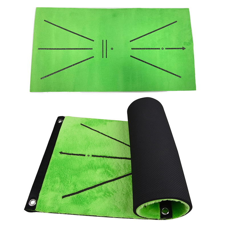 Heavy Duty Wholesale Game Rubber Base Impact Swing Practice Hitting Putting Training Golf Mat