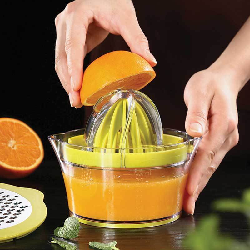 High Quality Professional Turkish Plastic Fruit Press Metal Manual Juicer Lemon Squeezer Stainless Steel