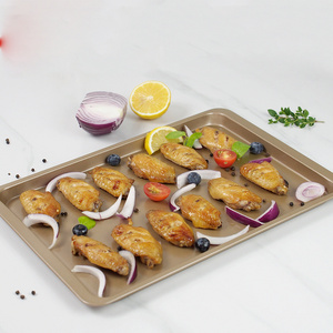 Equipment Small Biscuit Chips Oven Flat Non-Stick Trail Burger Dishes Bakery Toast Stainless Steel Baking Trays