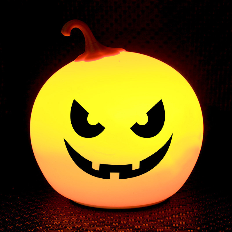 New Arrival Holiday Plastic Decor Portable Outdoor Pumpkins LED Halloween Light Up