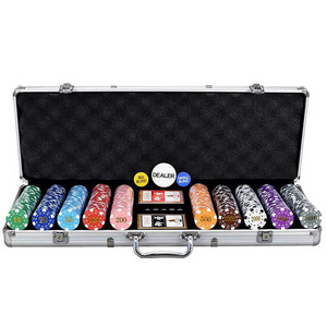 Wholesale High Quality Professional Luxury Unique European Casino Royale Cheap Blank Real Clay Composite Custom Ept Poker Chips