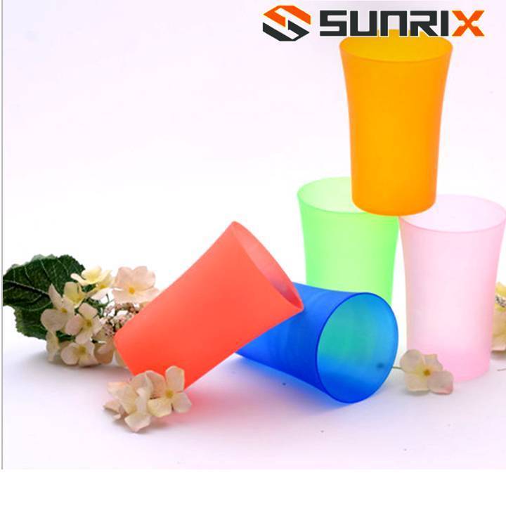 Reusable Plastic Water Drinking Cups,  BPA Free Stadium Water Glasses Cups