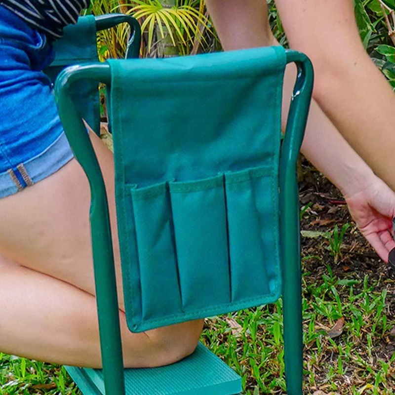 Reasonable Price Green Custom 2 in 1 Folding Outdoor Kneeling Portable Modern Garden Stool