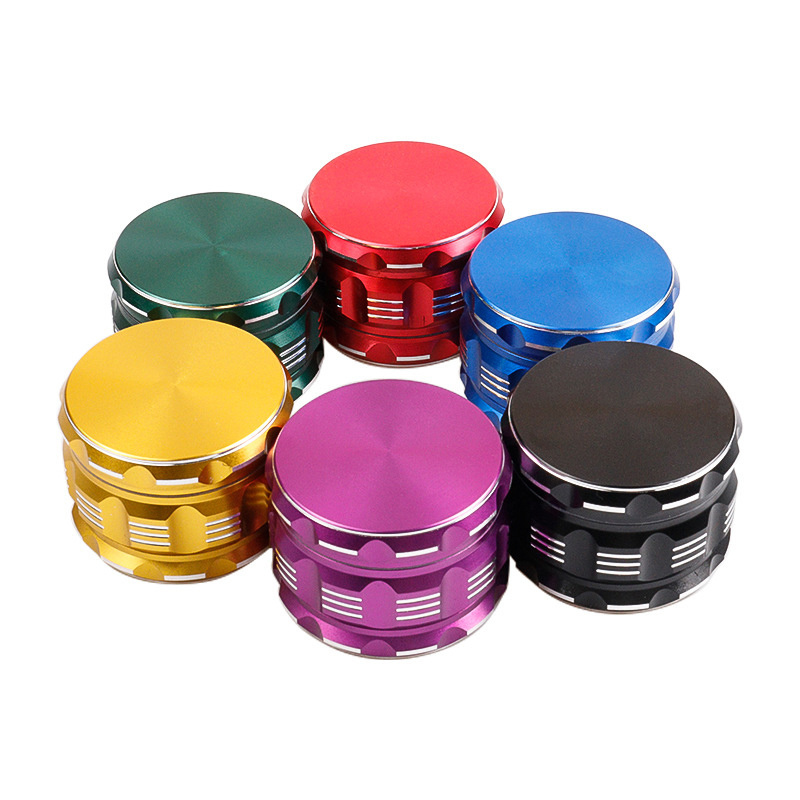 New Design Small Portable Logo Manual Custom Dry Metal Spice Aluminum Wholesale Herb Grinder