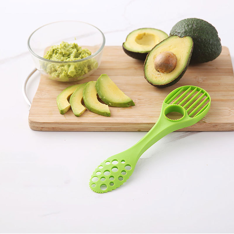 Supplies Tool Peeler Food Grade Plastic Fancy Saver Cutter Avocado Slicer 3 in 1