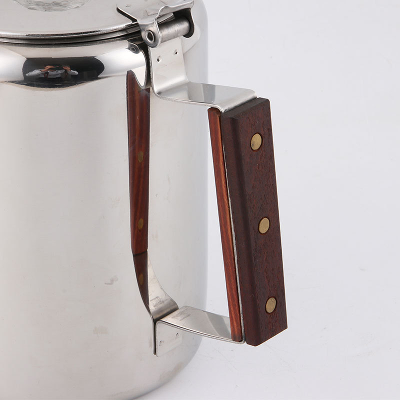 Latest Outdoor Camping Percolator Stovetop Fast Brew Kettle Stainless Steel Pot Coffee Makers