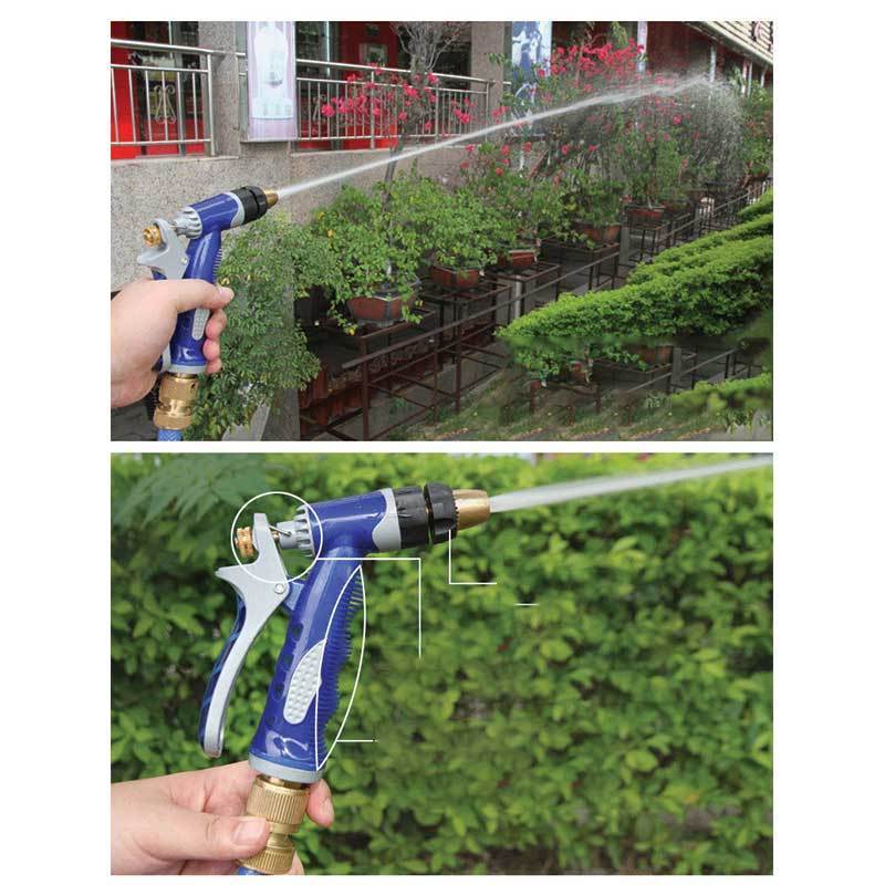 Heavy Duty Agriculture Wide Zinc New Metal Brass Garden High Pressure Water Garden Hose Nozzle