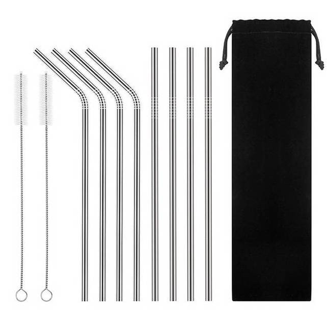 Stainless steel Drinking Straw and Cleaning Brush