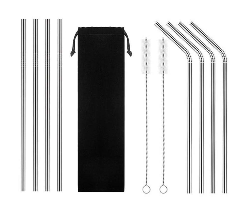 Stainless steel Drinking Straw and Cleaning Brush