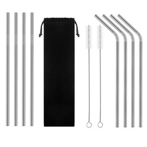 Stainless steel Drinking Straw and Cleaning Brush