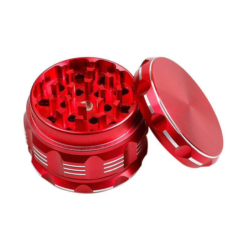 New Design Small Portable Logo Manual Custom Dry Metal Spice Aluminum Wholesale Herb Grinder