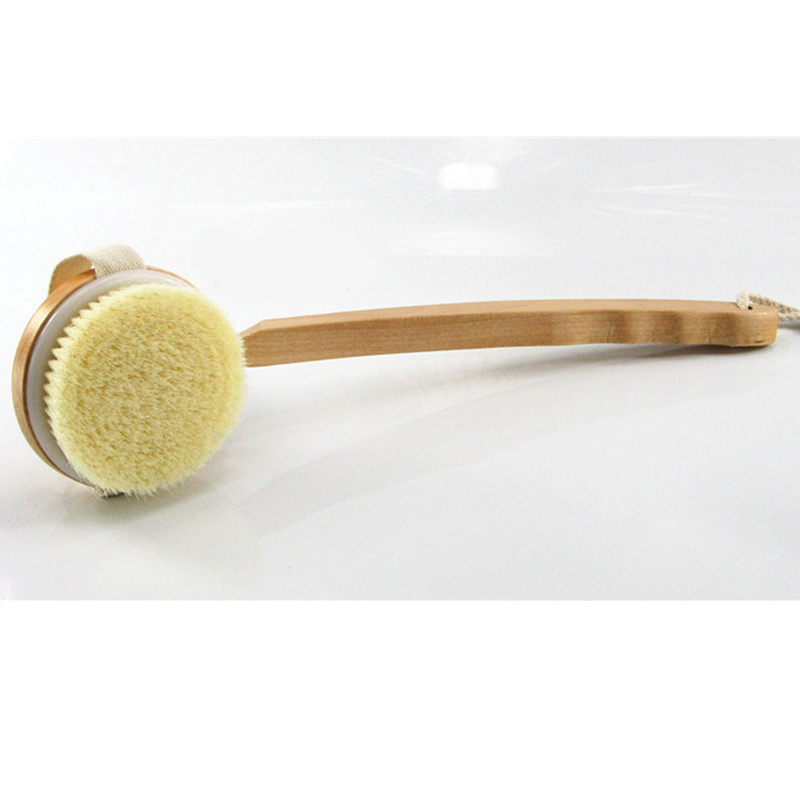 Amazing Adults Handheld Exfoliating Back Scrubber Long Handle Scrubber Clean Body Brush Shower