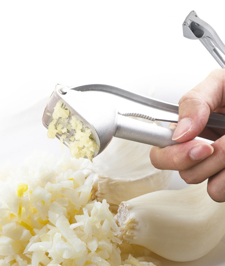 Private Label Sustainable Classic Handheld Kitchen House Hold Plastic New Garlic Press