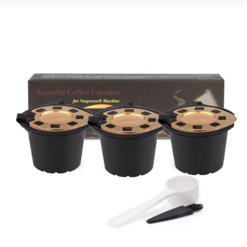 Trendy Empty Plastic Heavy Duty Customised Eco Friendly Storage Drip Portable OEM Makers Stainless Steel Reusable Coffee Capsule