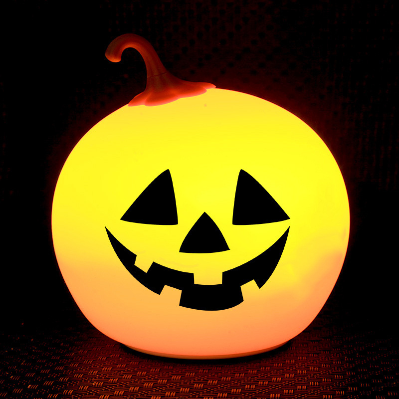 New Arrival Holiday Plastic Decor Portable Outdoor Pumpkins LED Halloween Light Up