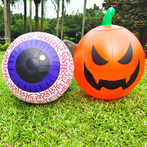 Trending Party Garden Purple Eyeball Orange LED Pumpkin Halloween Decorations Lights