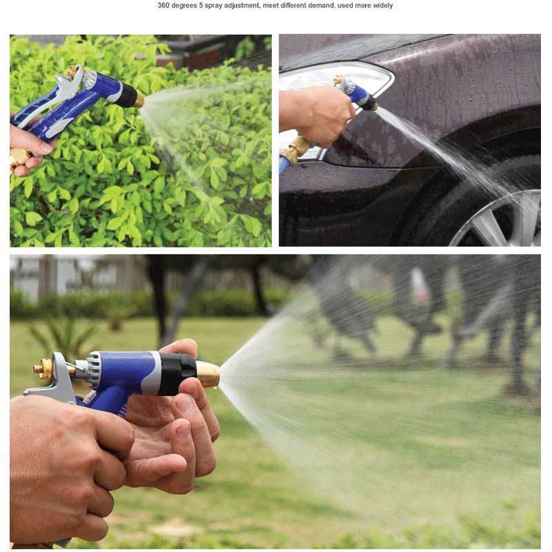 Heavy Duty Agriculture Wide Zinc New Metal Brass Garden High Pressure Water Garden Hose Nozzle