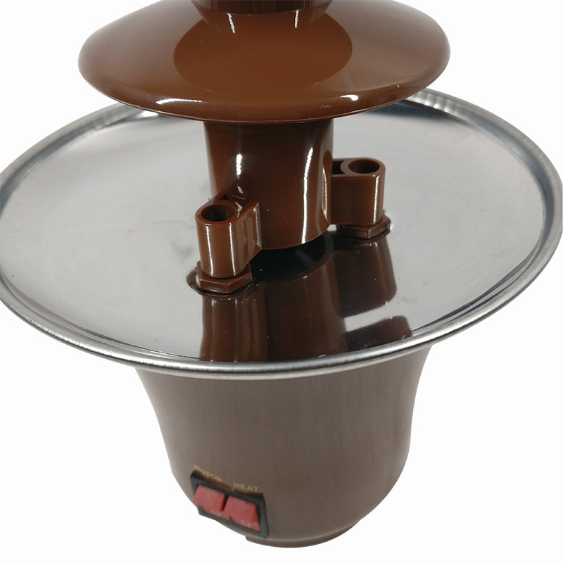 Custom Operated  Large Industrial Commercial Double Battery Chocolate Fountain Machine