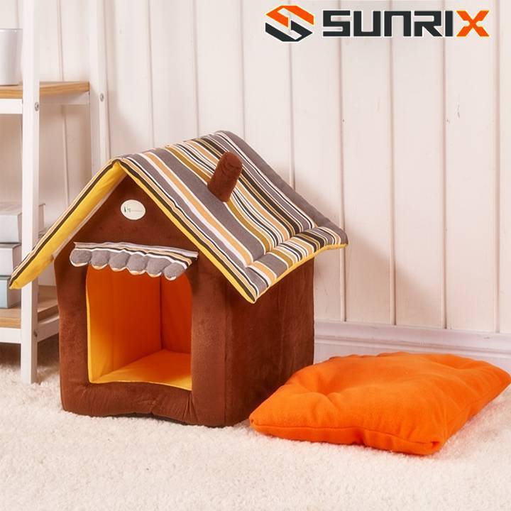 Portable Dog Hut Luxury Pet Dog House Cozy Warm Great Indoor-Outdoor Pet Bed House for Dogs, Cats and Puppies