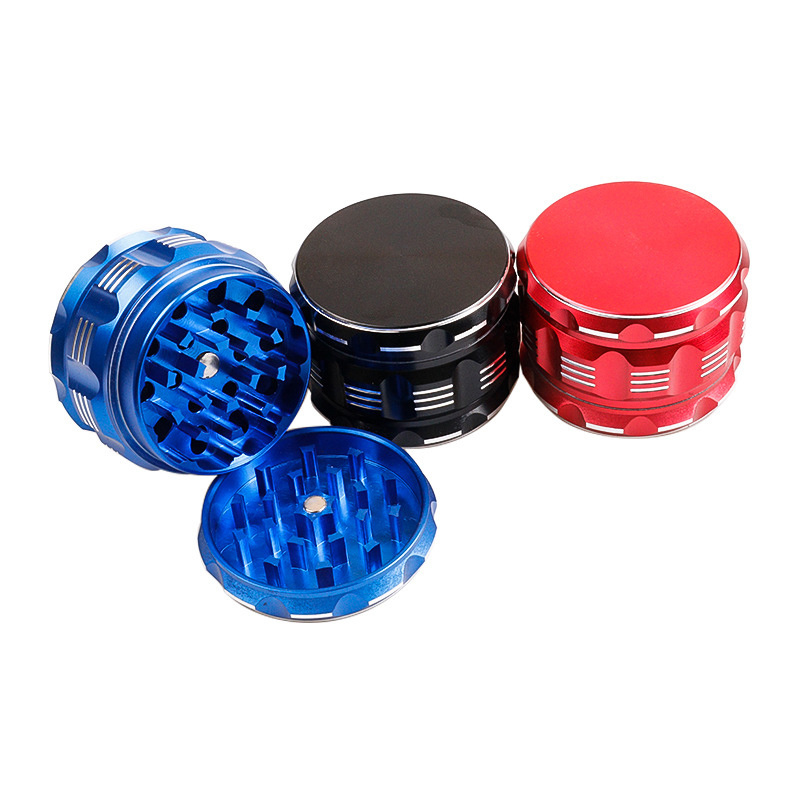 New Design Small Portable Logo Manual Custom Dry Metal Spice Aluminum Wholesale Herb Grinder