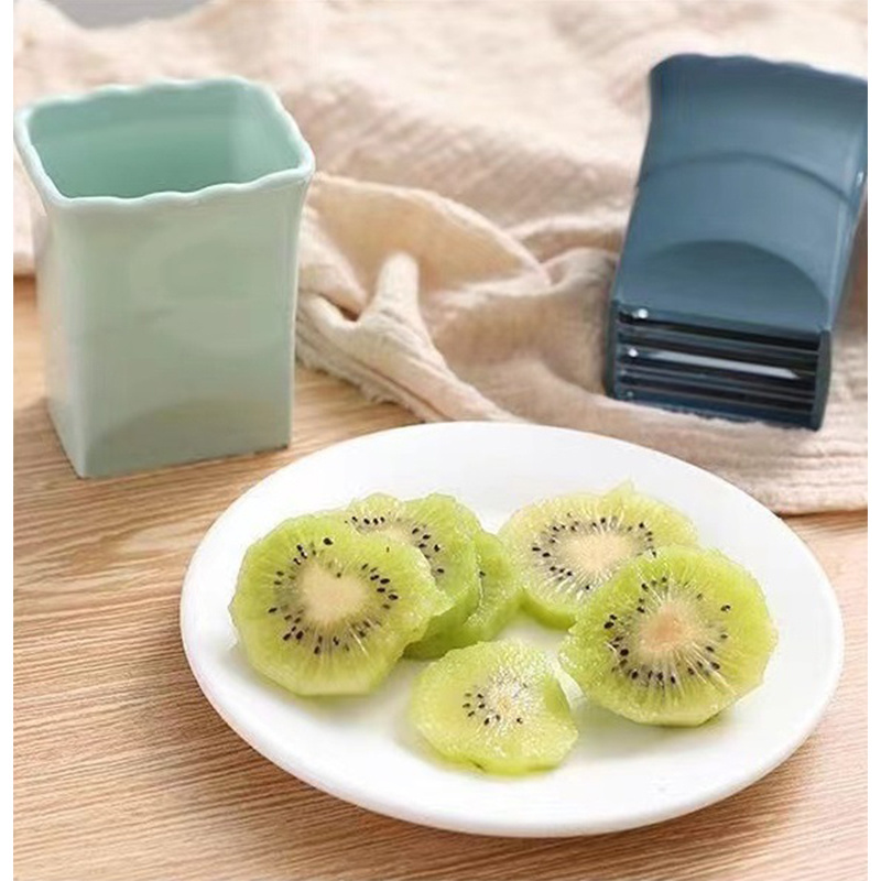 2024 Blade Stainless Steel Hand Press Multifunctional Manual Cutter Cup Vegetable Fruit Slicer