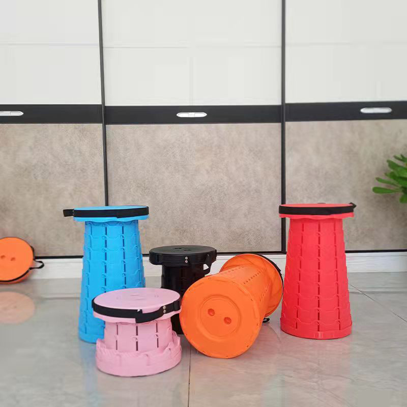 Travelling Plastic High Quality Telescopic Upgraded Chair Portable Retractable Folding Stools