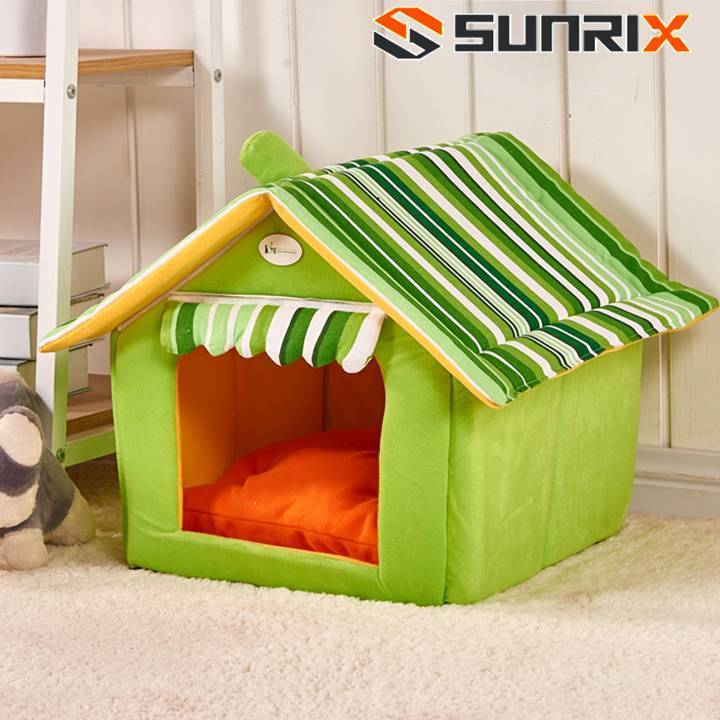 Portable Dog Hut Luxury Pet Dog House Cozy Warm Great Indoor-Outdoor Pet Bed House for Dogs, Cats and Puppies