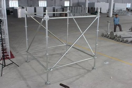 Hot Dip Galvanized Steel Frame Moving Layher Tower Truss scaffolding for sale