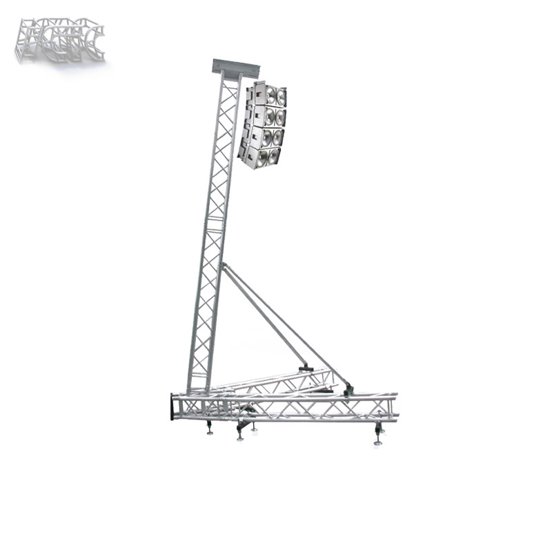 aluminum line array truss lifting tower for sound