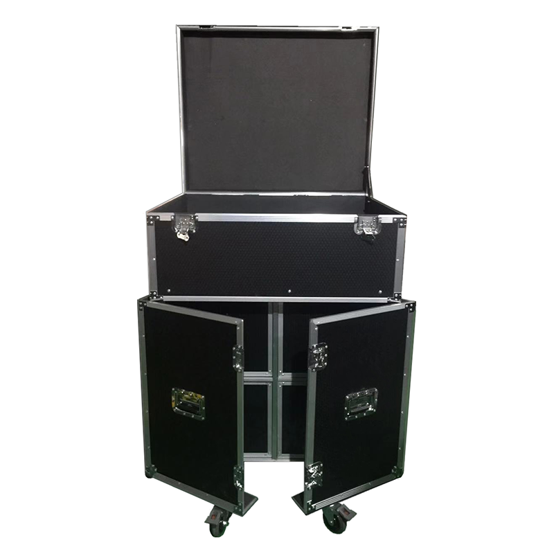 Best selling aluminum used flight cases with wardrobe