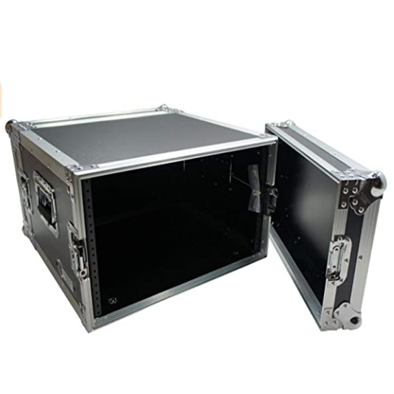 New Black color Good protection 4u flight cases  for Audio equipment