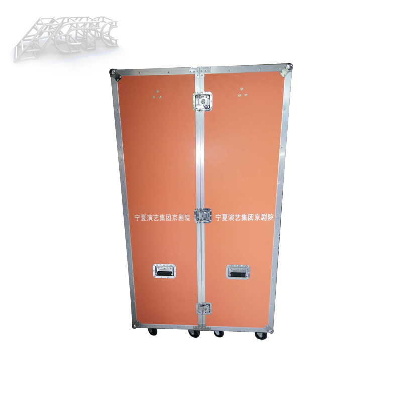 Best selling aluminum used flight cases with wardrobe