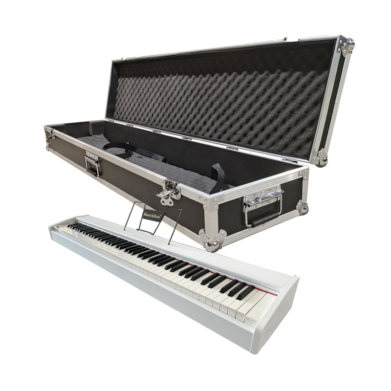 Aluminum Hard Keyboard Flight Case With Combination Lock Suitcase