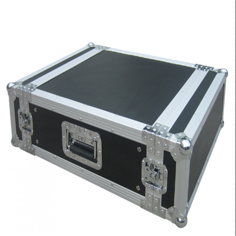 New Black color Good protection 4u flight cases  for Audio equipment