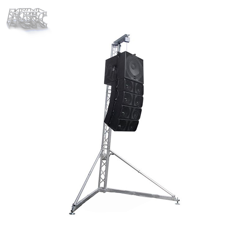 aluminum line array truss lifting tower for sound