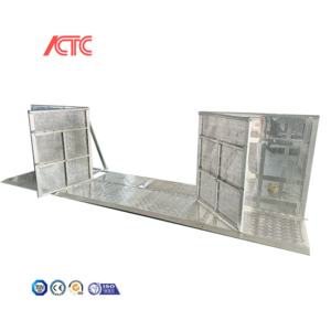 aluminum portable concert crowd mojo barrier for stage fencing