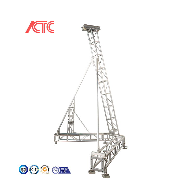 aluminum line array truss lifting tower for sound