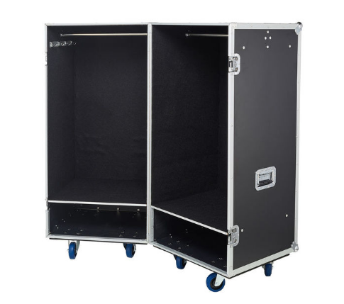 Best selling aluminum used flight cases with wardrobe